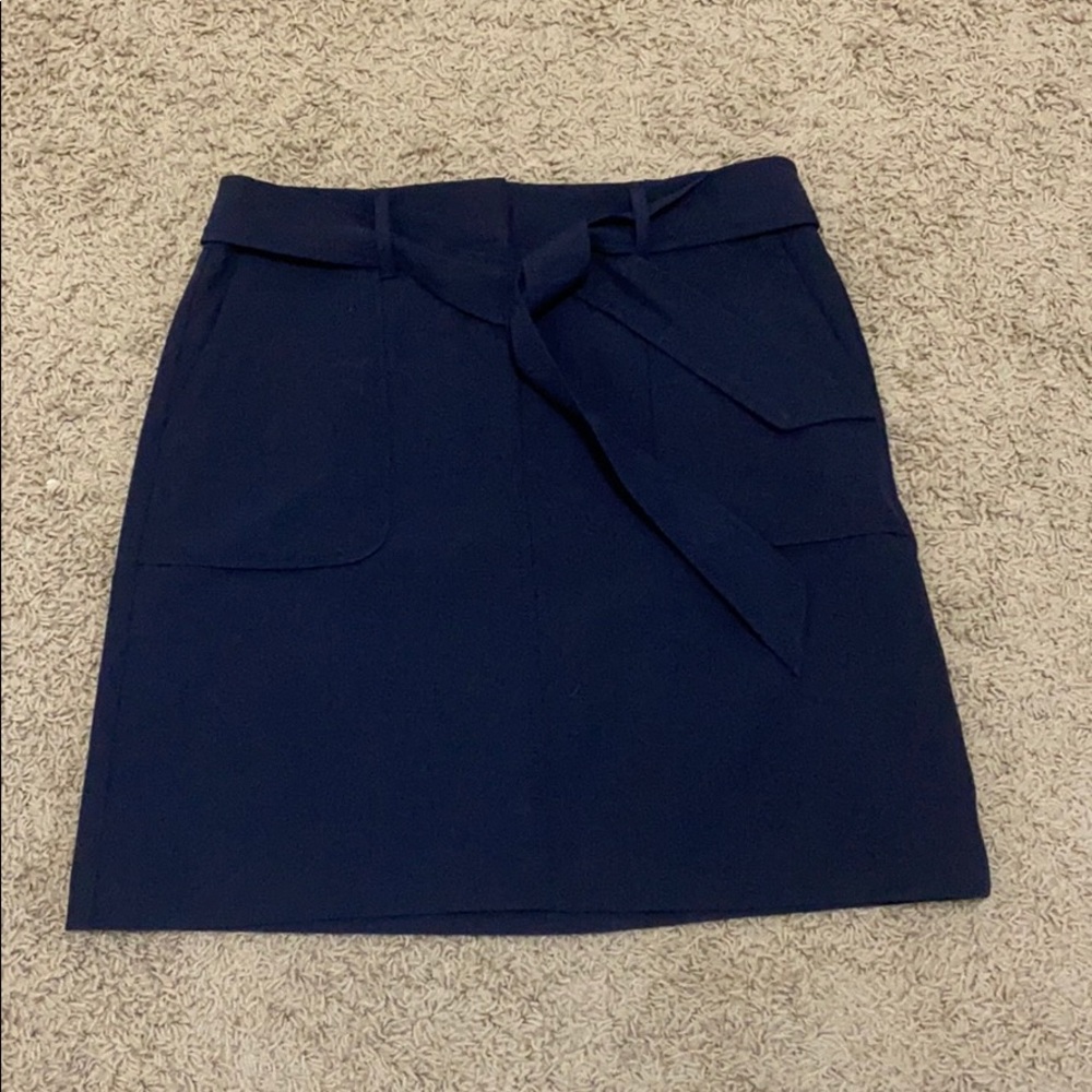 Loft Navy Blue business skirt